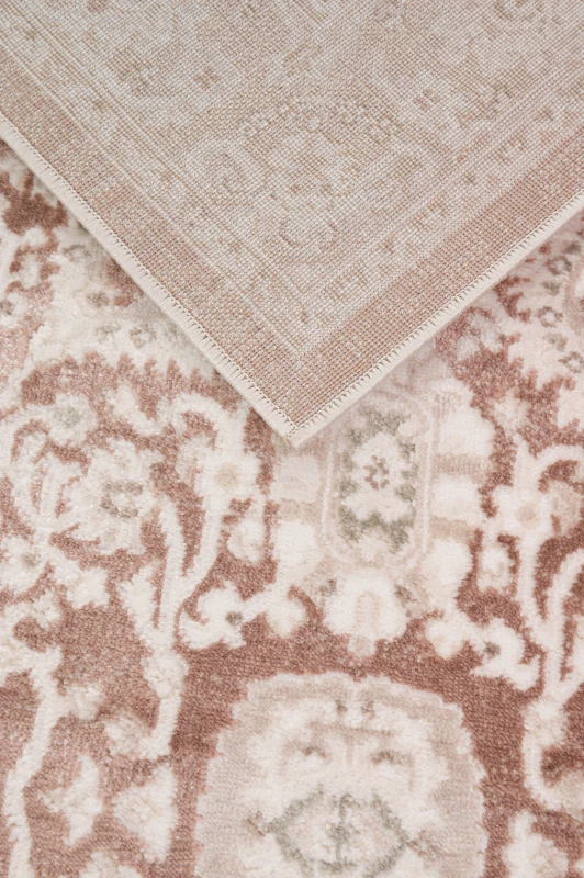 Dywan vintage Patana klasyk bordowy spód