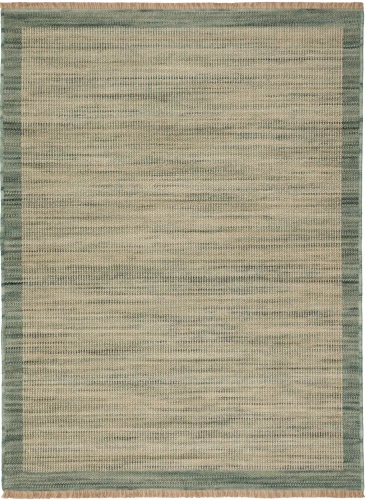 Dywan nowoczesny Royal Wool bordiura ciemnozielony