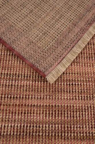 Dywan nowoczesny Royal Wool bordiura bordowy spód