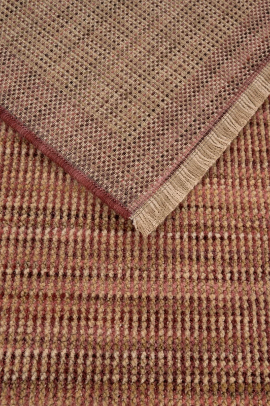 Dywan nowoczesny Royal Wool bordiura bordowy spód