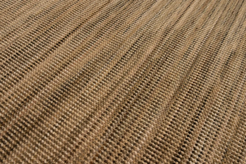 Dywan nowoczesny Royal Wool bordiura brązowy runo