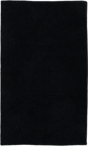 Dywanik łazienkowy Chenille soft czarny