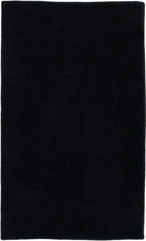 Dywanik łazienkowy Chenille soft czarny