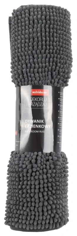 Dywanik łazienkowy Chenille soft ciemnoszary - rulon