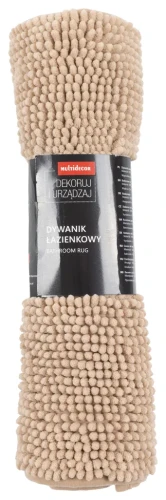 Dywanik łazienkowy Chenille soft beż - rulon