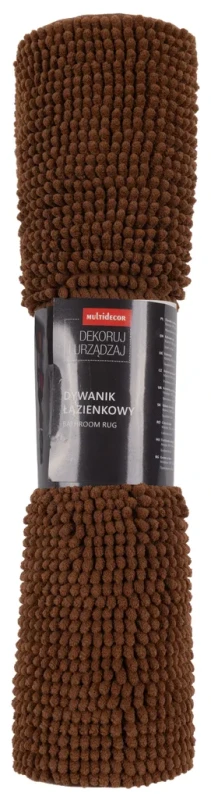 Dywanik łazienkowy Chenille soft brąz - rulon