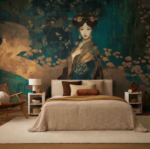 Orientalny mural do sypialni AS Creation 39706-1.webp