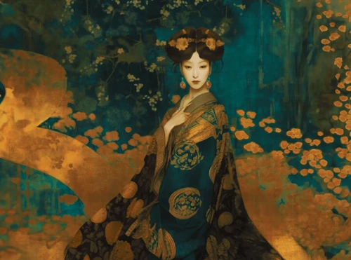 Orientalna tapeta z dużym portretem kobiety AS Creation 39706-1.webp