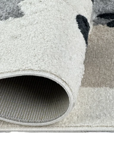 Dywan dziecięcy Animal C5637A_74F_37 white /l.gray runo i spód