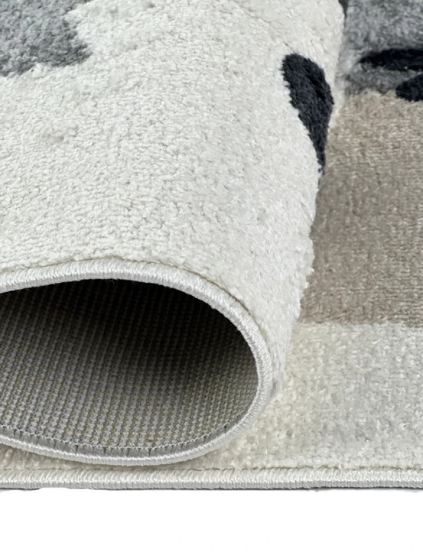 Dywan dziecięcy Animal C5637A_74F_37 white /l.gray runo i spód