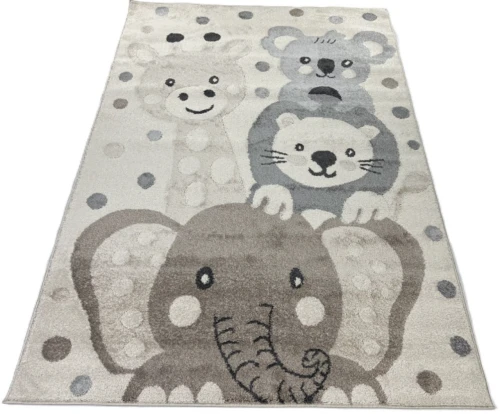 Dywan dziecięcy Animal C5653A_74F_37 cream/beige rzut z góry