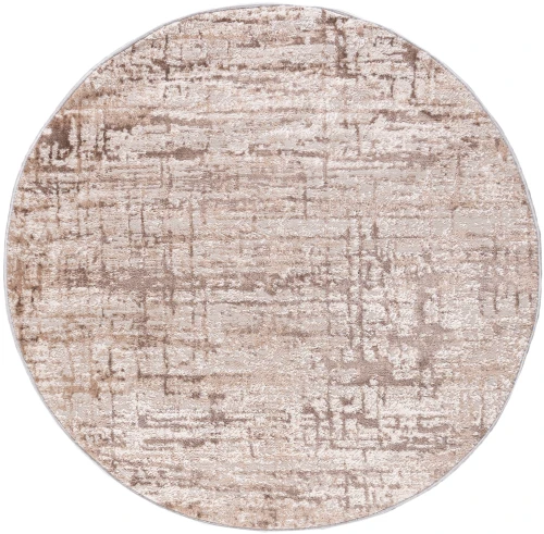 Dywan okrągły nowoczesny Portland D175E white/vizon 