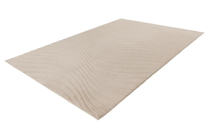 Rzut z boku na beżowy dywan 3d Lalee Hides Comfort CMF 503