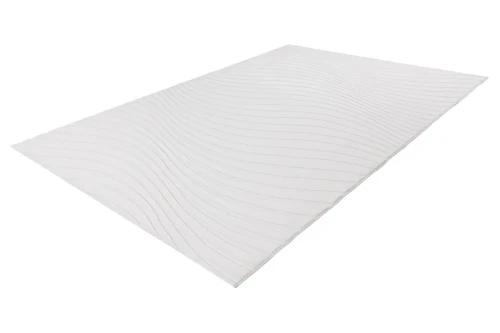 Rzut z boku na kremowy dywan 3d Lalee Hides Comfort CMF 503