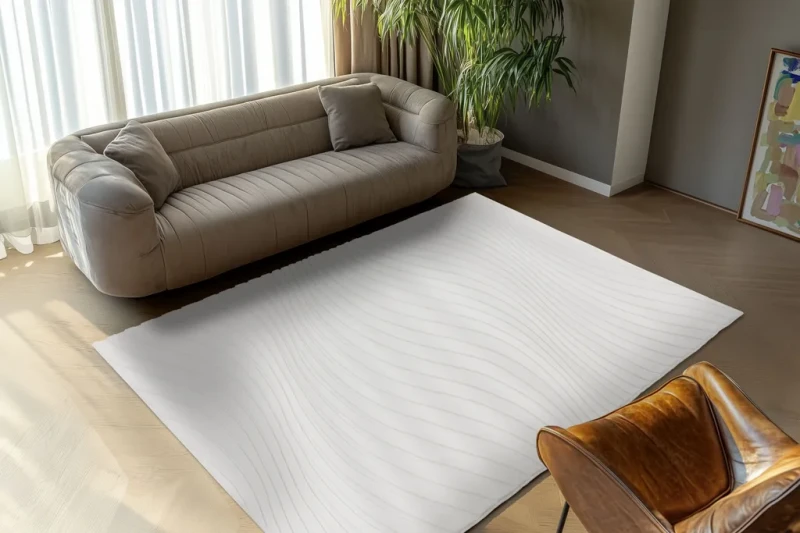 Dywan 3d Lalee Hides Comfort CMF 503 ivory w salonie