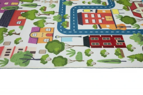 Dywan dziecięcy uliczki Kinder 2403124N obszycie