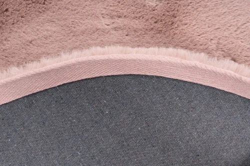 Spód i obszycie dywanu okrągłego Lalee Hides Heaven HEA 800 powder pink