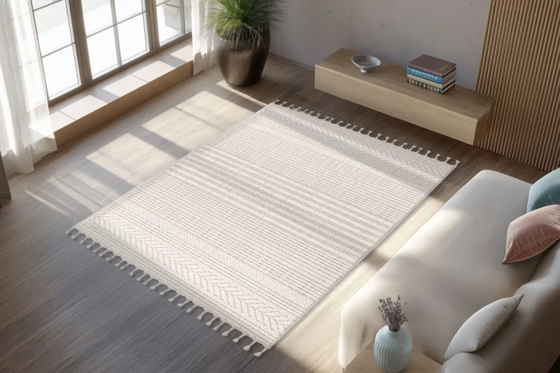 Dywan Ligne Lalee Luxor LUX 301 kremowy do salonu