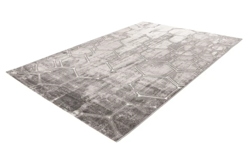 Rzut z boku na dywan nowoczesny Lalee Home Marmaris MAS 405 silver
