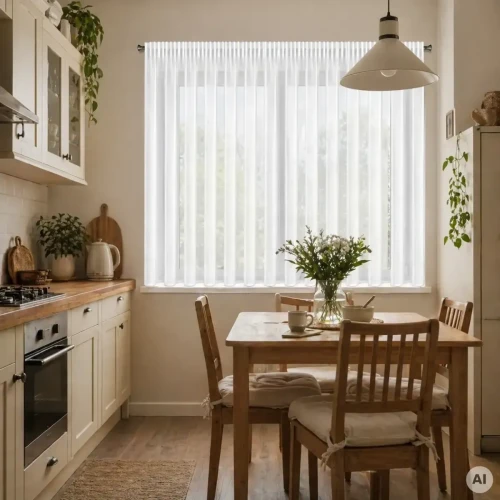 Firana gotowa na taśmie biała 350x150 cm Dalia