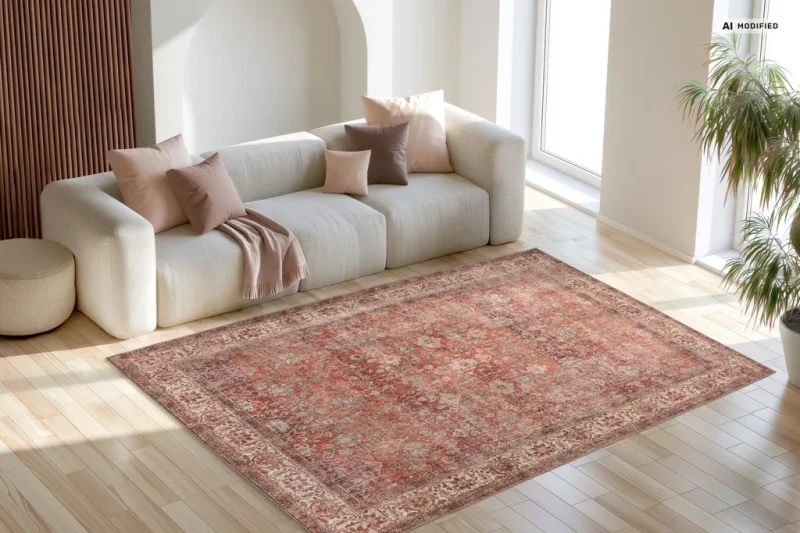 Dywan tradycyjny Lalee Home Sahara SAH 202 czerwony do salonu