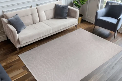Dywan nowoczesny Lalee Home Damla DAM 215 silver do salonu