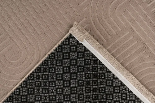 Spód i frędzle dywanu Lalee Home Damla DAM 215 taupe