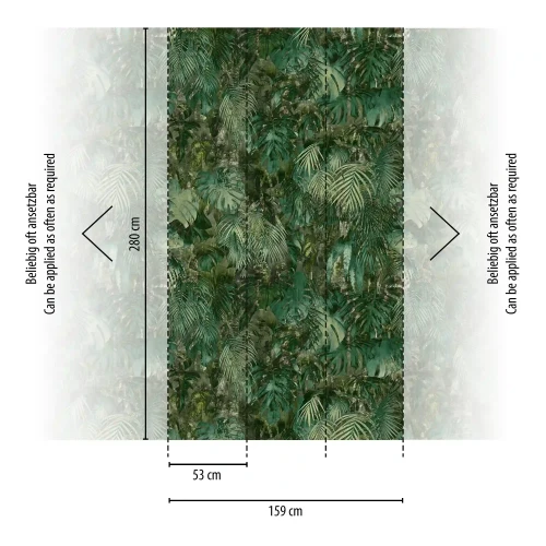 tapeta-mural-79223-4-the-wall-4-uklad-wzoru-palmy-monstera.webp