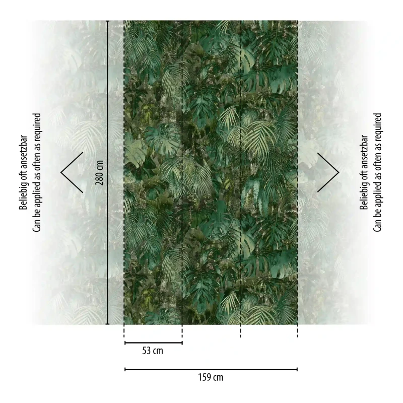 tapeta-mural-79223-4-the-wall-4-uklad-wzoru-palmy-monstera.webp
