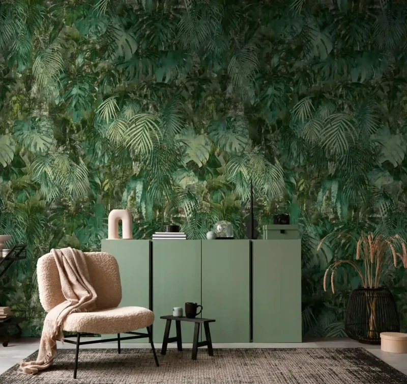 tapeta-mural-79223-4-the-wall-4-zielona-dzungla-aranzacja.webp