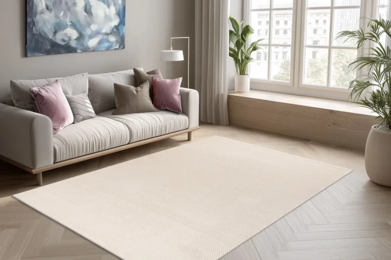 Dywan nowoczesny Lalee Pierre Cardin Tropez TRO 501 ivory do salonu