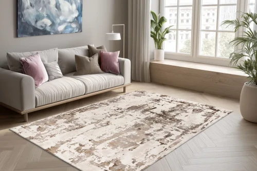 Dywan nowoczesny Lalee Pierre Cardin Tropez TRO 503 beżowy do salonu