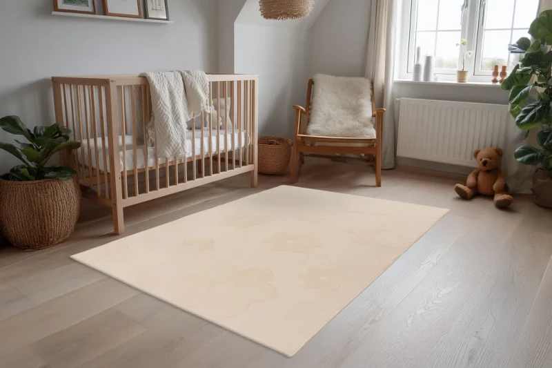 Dywan Lalee Kids Bambi BAM 302 beżowy do pokoju dziecięcego