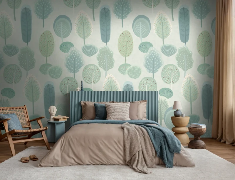 tapeta-mural-77071-1-drzewa-za-lozkiem.webp