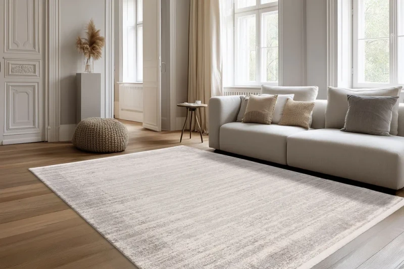 Dywan nowoczesny Lalee Pierre Cardin Clairmont CLA 904 silver do salonu