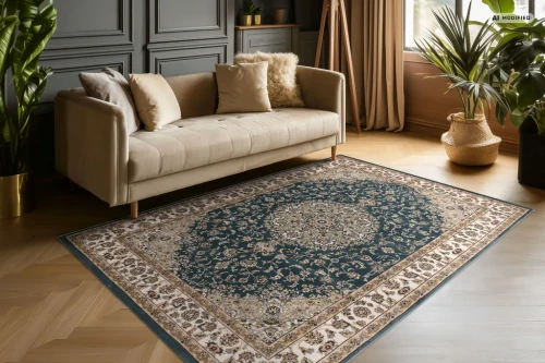 Dywan tradycyjny Lalee Home Classic CLA 801 blue do salonu