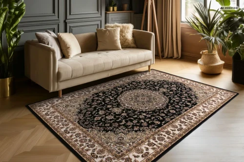 Dywan tradycyjny Lalee Home Classic CLA 801 navy do salonu