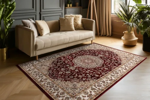 Dywan tradycyjny Lalee Home Classic CLA 801 czerwony do salonu