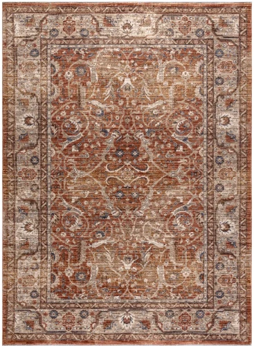 Dywan vintage Laris 755 Ramka pomarańczowy/vision brązowy