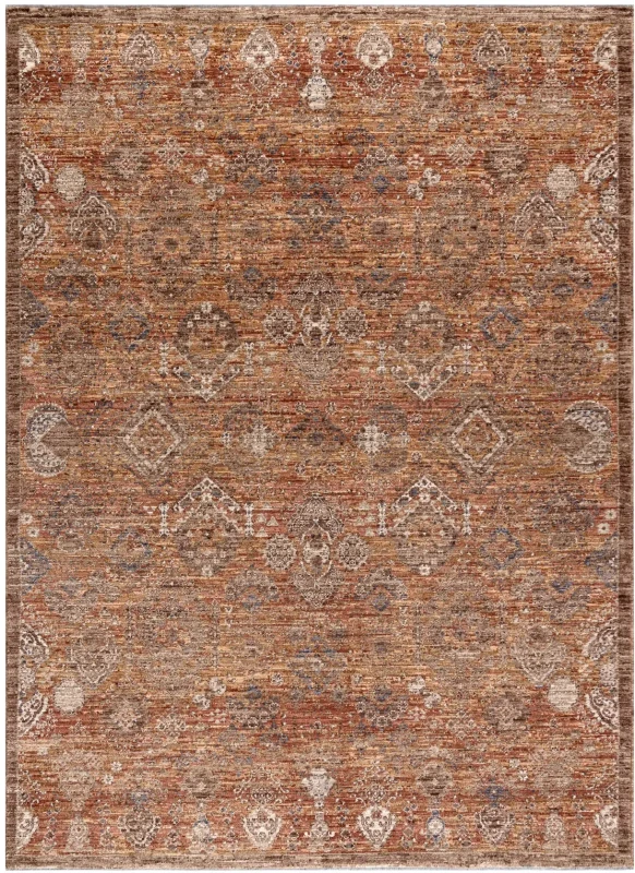 Dywan vintage Laris 754 Ornament pomarańczowy/jasny brąz