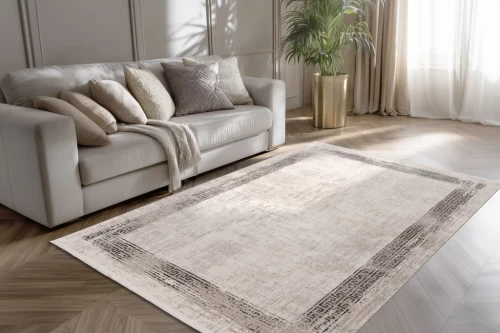 Dywan vintage Lalee Batucci Venezia VIA 902 silver do salonu