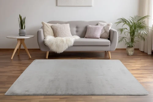 Dywan pluszowy Lalee Batucci Dolce DCE 900 silver do salonu