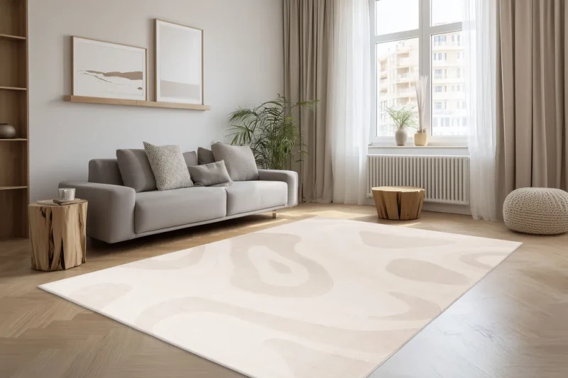 Dywan Lalee Batucci Bergamo BMO 702 ivory do salonu