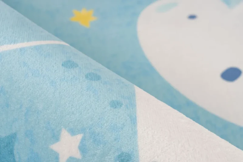 Niebieskie runo Dywanu Lalee Kids Joy 204