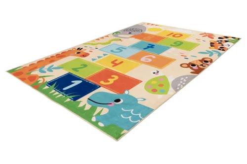 Rzut ukośny dziecięcego dywanu Lalee Kids Joy 209 multi
