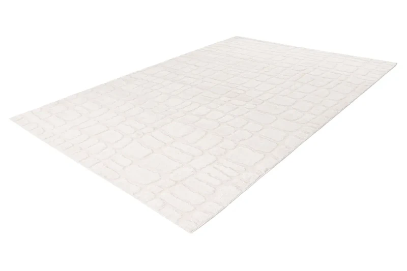Rzut ukośny geometrycznego dywanu Lalee Home Lotus LOT 301 ivory