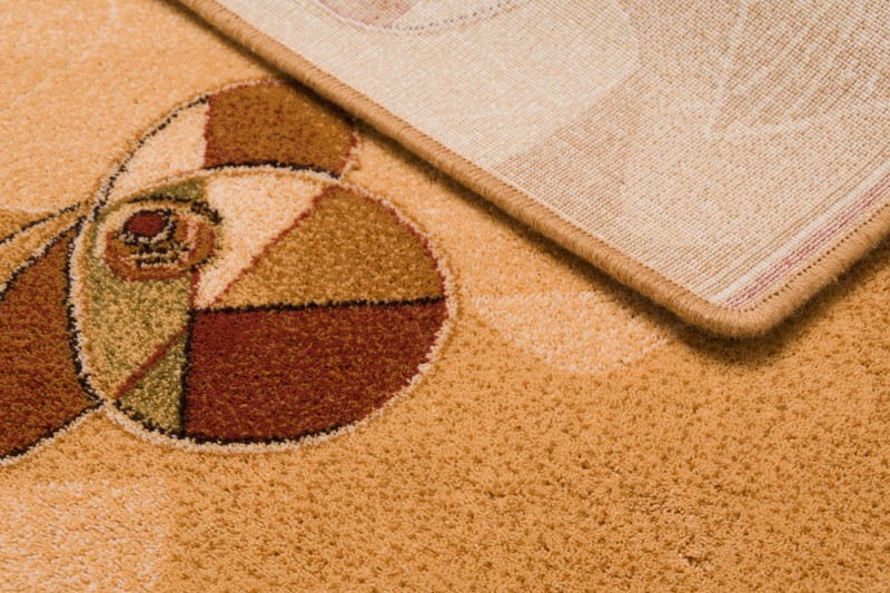 chodnik wełniany Agnella Isfahan Himalia sahara obszycie wełną