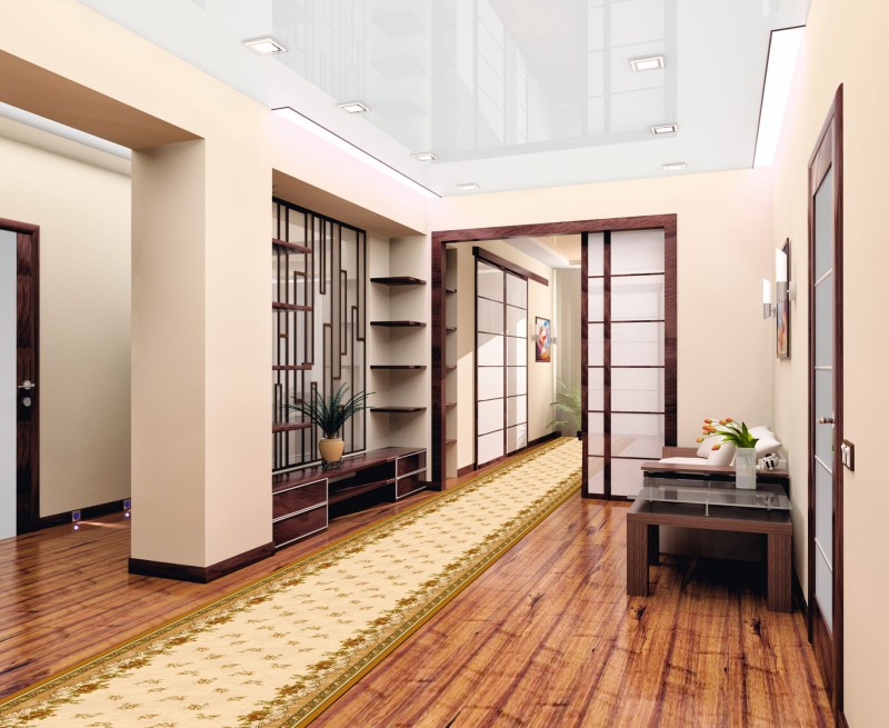 chodnik wełniany Agnella Isfahan Dafne sahara na korytarz