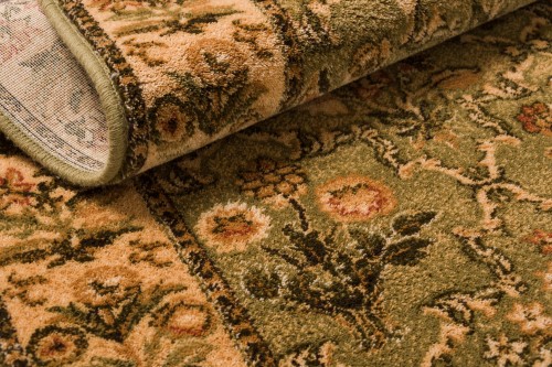 chodnik wełniany Agnella Isfahan Olandia oliwka detal wzoru