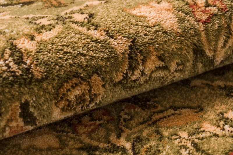 chodnik wełniany Agnella Isfahan Olandia oliwka detal wzoru 2